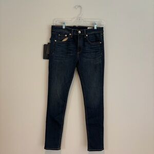 rag & bone Dark Blue Skinny Jeans